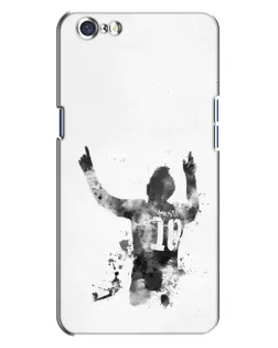 Чохол для OPPO A71 з картинкою «Чорно-білий силует Мессі» Чохол для OPPO A71 з картинкою «Чорно-білий силует Мессі»