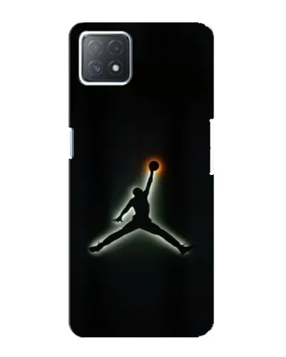 Чехол для OPPO A72 (5G) с картинкой «Jordan Gradient Logo»