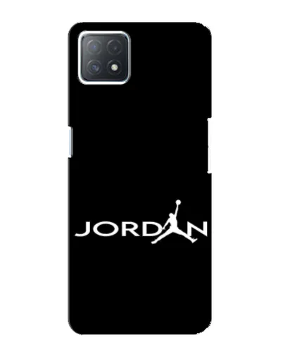 Чехол для OPPO A72 (5G) с картинкой «Jordan White Logo»