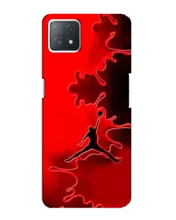 Чехол для OPPO A72 (5G) с картинкой «Jordan Red Smoke»