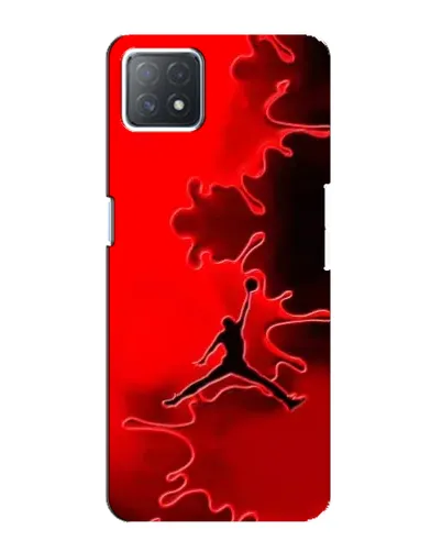 Чехол для OPPO A72 (5G) с картинкой «Jordan Red Smoke»
