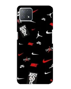 Чехол для OPPO A72 (5G) с картинкой «Nike Mix Pattern»