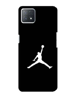Чехол для OPPO A72 (5G) с картинкой «Jordan Silhouette»