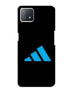Чехол для OPPO A72 (5G) с картинкой «Adidas Cyan Logo»