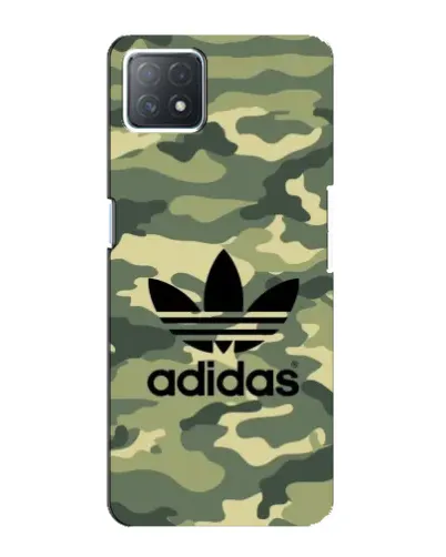 Чехол для OPPO A72 (5G) с картинкой «Милитари стиль Adidas»