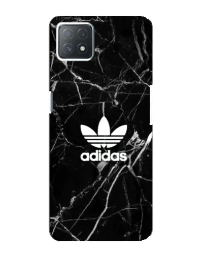 Чехол для OPPO A72 (5G) с картинкой «Белый мрамор Adidas»