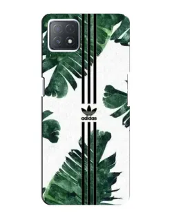 Чехол для OPPO A72 (5G) с картинкой «Пальмовые листья адидас»