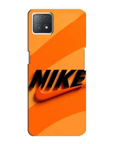 Чехол для OPPO A72 (5G) с картинкой «Оранжевый драйв Nike»