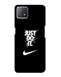 Чехол для OPPO A72 (5G) с картинкой «Текстовый принт Nike»