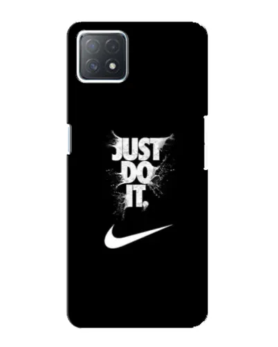 Чехол для OPPO A72 (5G) с картинкой «Текстовый принт Nike»