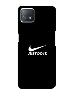 Чехол для OPPO A72 (5G) с картинкой «Минимализм от Nike»