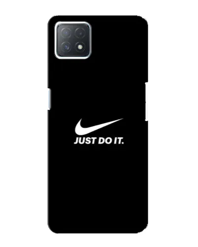 Чехол для OPPO A72 (5G) с картинкой «Минимализм от Nike»