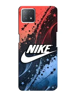 Чехол для OPPO A72 (5G) с картинкой «Градиентный принт Найк»