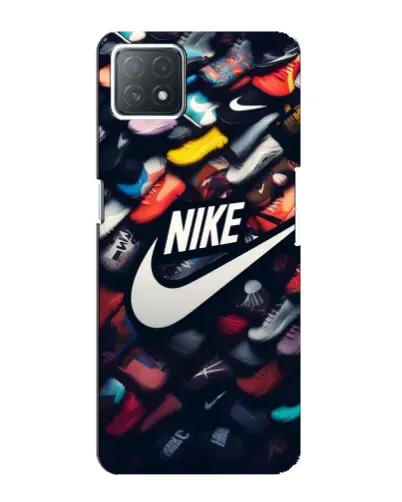 Чехол для OPPO A72 (5G) с картинкой «Коллекция кроссовок Nike»