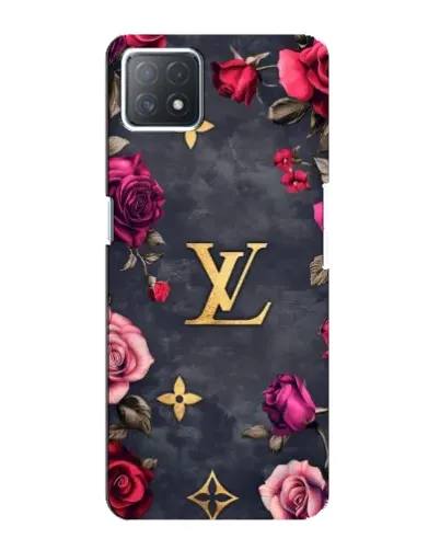 Чехол для OPPO A72 (5G) с картинкой «Цветочный Louis Vuitton»