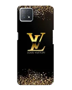 Чехол для OPPO A72 (5G) с картинкой «LV — золотые искры»