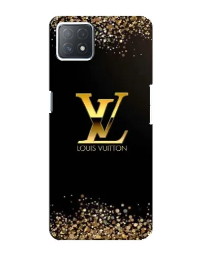 Чехол для OPPO A72 (5G) с картинкой «LV — золотые искры»