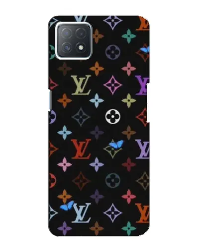 Чехол для OPPO A72 (5G) с картинкой «Цветная монограмма LV»