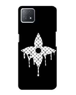 Чехол для OPPO A72 (5G) с картинкой «Цветочная монограмма»
