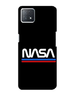 Чехол для OPPO A72 (5G) с картинкой «NASA — классика Red Blue» Чехол для OPPO A72 (5G) с картинкой «NASA — классика Red Blue»