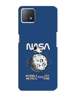 Чехол для OPPO A72 (5G) с картинкой «NASA — лунная миссия»