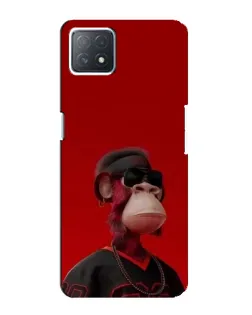 Чехол для OPPO A72 (5G) с картинкой «Bored Ape в красном» Чехол для OPPO A72 (5G) с картинкой «Bored Ape в красном»