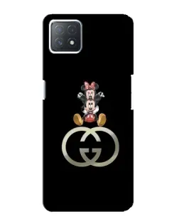 Чехол для OPPO A72 (5G) с картинкой «Минни Маус на лого»