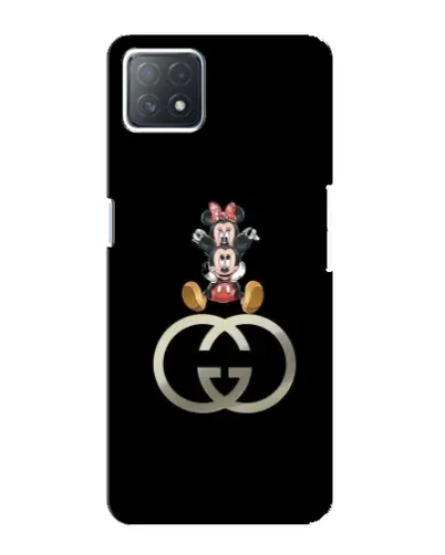 Чехол для OPPO A72 (5G) с картинкой «Минни Маус на лого»