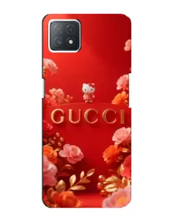 Чехол для OPPO A72 (5G) с картинкой «Gucci — золотой сад»