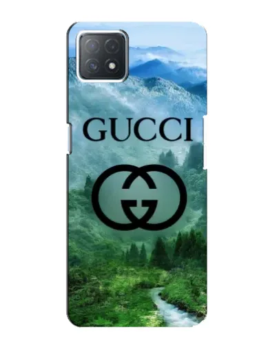 Чехол для OPPO A72 (5G) с картинкой «Gucci — горный пейзаж»