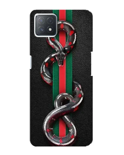 Чехол для OPPO A72 (5G) с картинкой «Gucci — змея на полосе» Чехол для OPPO A72 (5G) с картинкой «Gucci — змея на полосе»