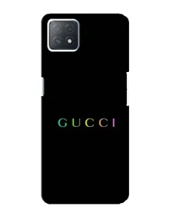 Чехол для OPPO A72 (5G) с картинкой «Gucci — неоновый минимализм»