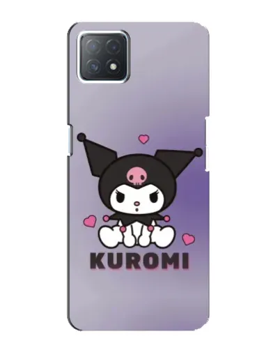 Чехол для OPPO A72 (5G) с картинкой «Kuromi — фиолетовый арт»