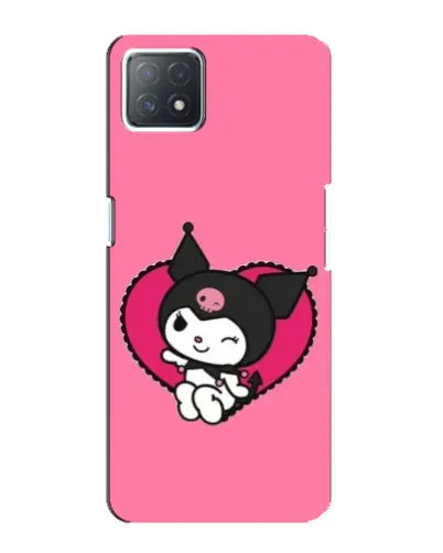 Чехол для OPPO A72 (5G) с картинкой «Kuromi — любовь в сердце»