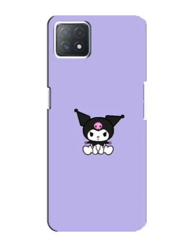 Чехол для OPPO A72 (5G) с картинкой «Kuromi — фиолетовый минимализм»