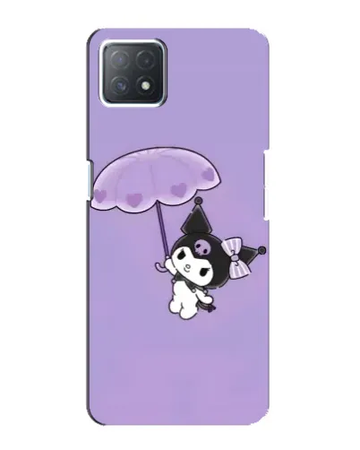 Чехол для OPPO A72 (5G) с картинкой «Kuromi с зонтиком»