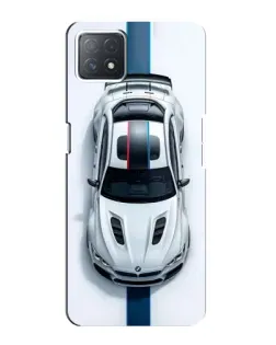 Чехол для OPPO A72 (5G) с картинкой «Вид сверху — BMW M»