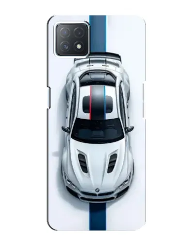 Чехол для OPPO A72 (5G) с картинкой «Вид сверху — BMW M»