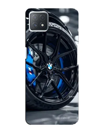 Чехол для OPPO A72 (5G) с картинкой «Колесо BMW вблизи»