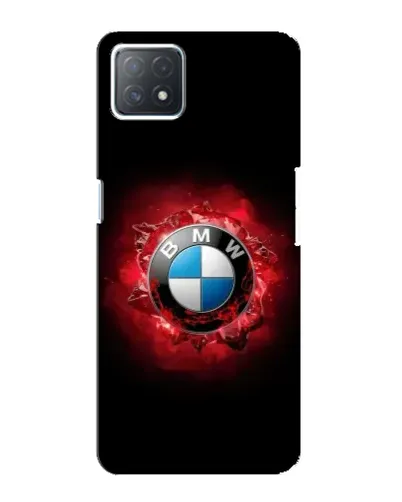 Чехол для OPPO A72 (5G) с картинкой «Логотип BMW — вспышка»