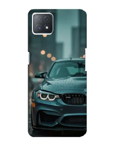 Чехол для OPPO A72 (5G) с картинкой «BMW в огнях города»