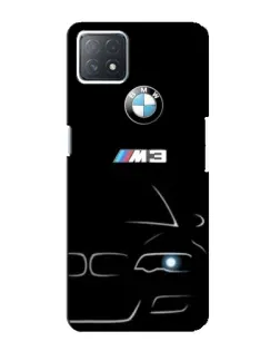 Чехол для OPPO A72 (5G) с картинкой «Минималистичный принт BMW M3»
