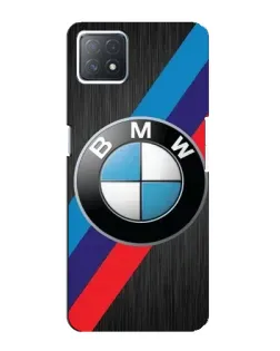Чехол для OPPO A72 (5G) с картинкой «BMW M-stripes стиль»