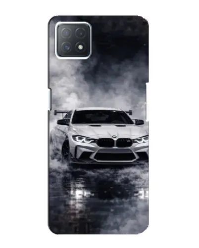 Чехол для OPPO A72 (5G) с картинкой «BMW сквозь туман»