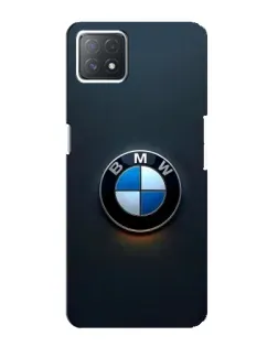Чехол для OPPO A72 (5G) с картинкой «Логотип BMW — минимализм»
