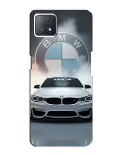 Чехол для OPPO A72 (5G) с картинкой «BMW в белом дыму»