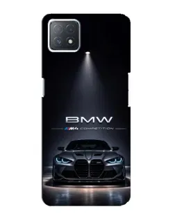 Чехол для OPPO A72 (5G) с картинкой «BMW сквозь ночной город»