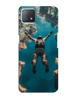 Чехол для OPPO A72 (5G) с картинкой «PUBG — свободное падение»