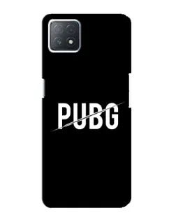 Чехол для OPPO A72 (5G) с картинкой «PUBG — белый логотип»