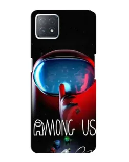 Чохол для OPPO A72 (5G) з картинкою «Червоний імпостер — макро» Чохол для OPPO A72 (5G) з картинкою «Червоний імпостер — макро»